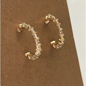 Nautical Hoop Earrings | Pierced | Gold | NWT